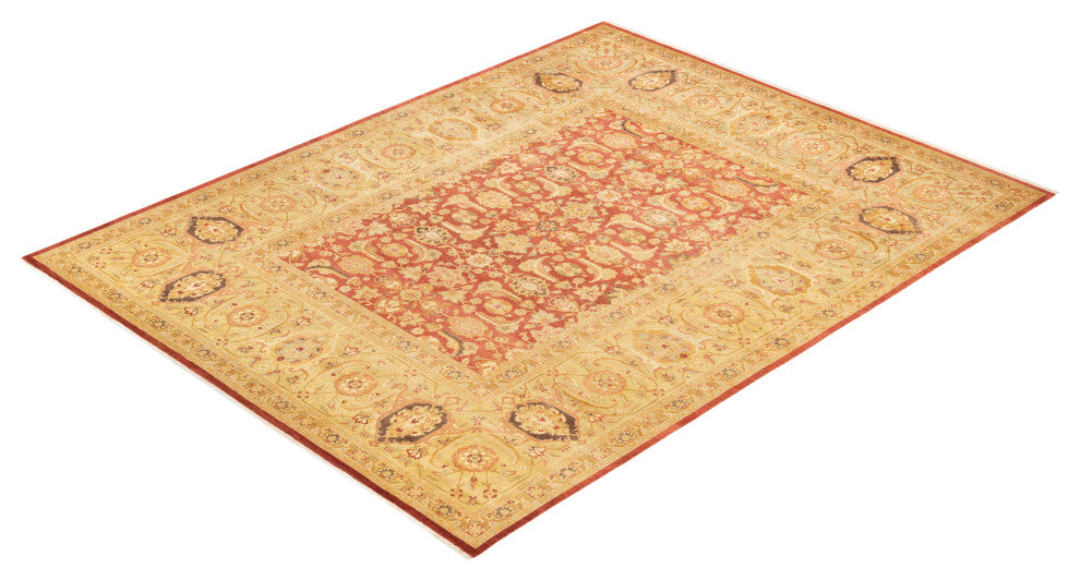 Mogul, One-of-a-Kind Hand-Knotted Area Rug Orange, 8'3"x10'7"