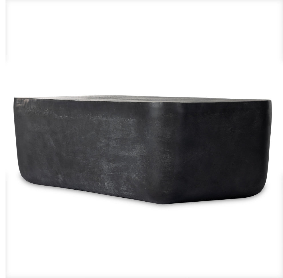 Basil Outdoor Rectgl Coffee Tbl-Lrg-Grey