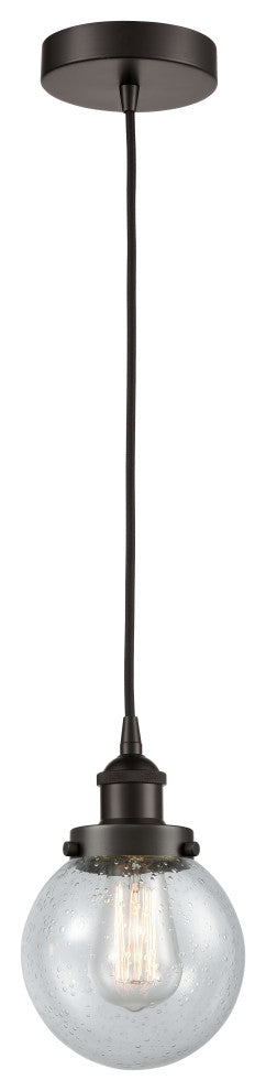 Innovations 616-1PH-OB-G204-6-LED 1-Light Mini Pendant, Oil Rubbed Bronze