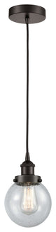 Innovations 616-1PH-OB-G204-6-LED 1-Light Mini Pendant, Oil Rubbed Bronze