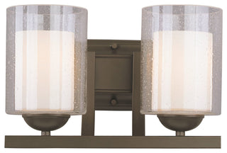 Cosmo 2-Light Bathroom Light, Bronze