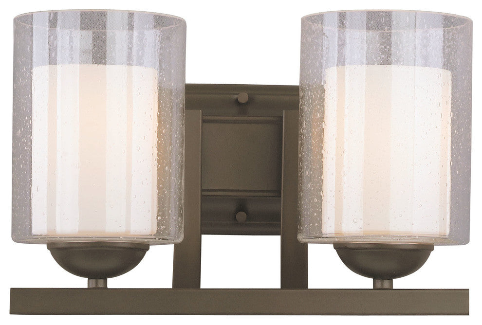 Cosmo 2-Light Bathroom Light, Bronze