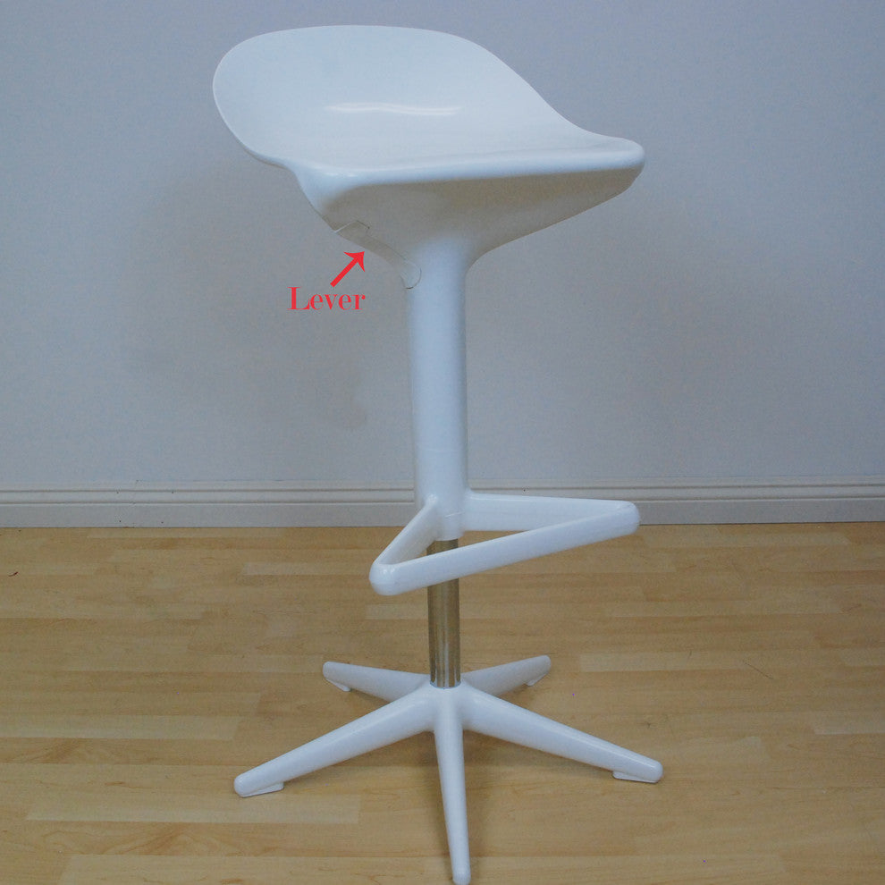 EZ Mod Starfish Bar Stools, Set of 2, White