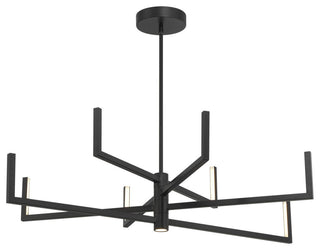 George Kovacs Articular LED Chandelier, Coal