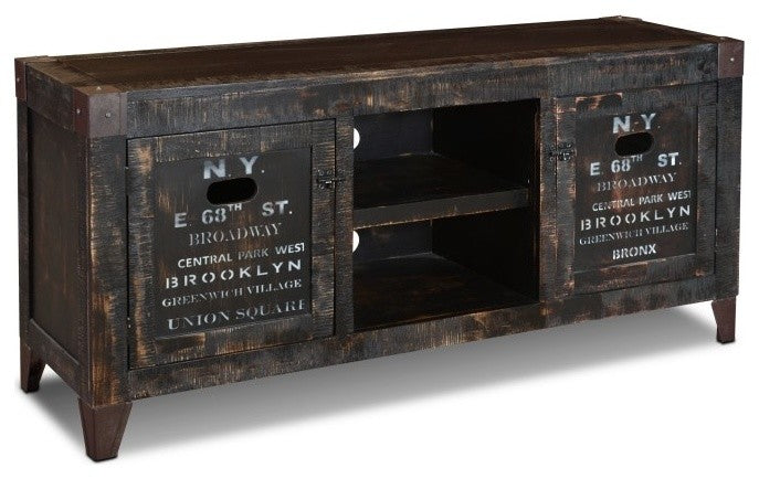 Rustic Industrial City 60" TV Stand - New York