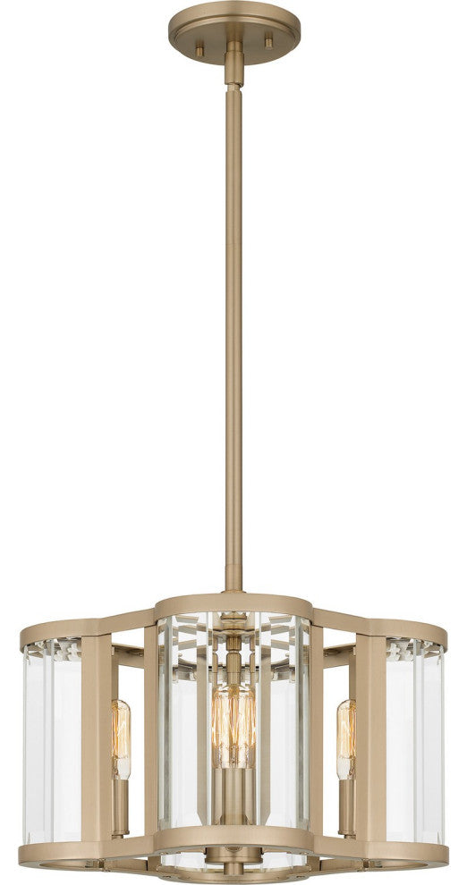 Renee 4-Light Pendant, Bronze Gold