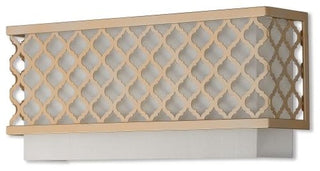 Livex Lighting Arabesque Light ADA Wall Sconce, Soft Gold