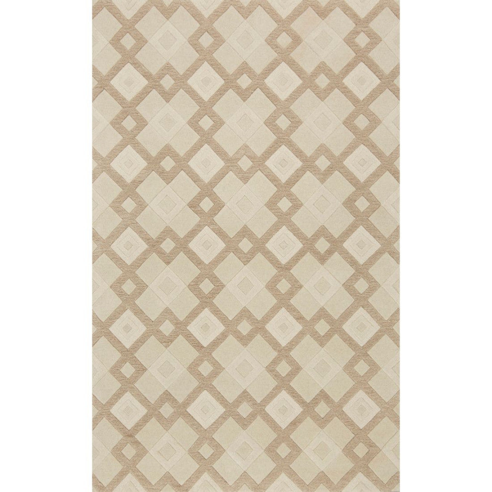 KAS Eternity 1055 Ivory Vista Area Rug, 4'x6'