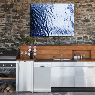 Indoor/Outdoor Wall Decor 'Blue Tranquility III', ArtPlexi, 12x16