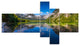 Bohinj Lake in Triglav National Park, Landscape Canvas Print, 60"x32", 5 panels