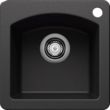Blanco 440205 Diamond 15" Drop-In or Undermount Single Basin - Anthracite
