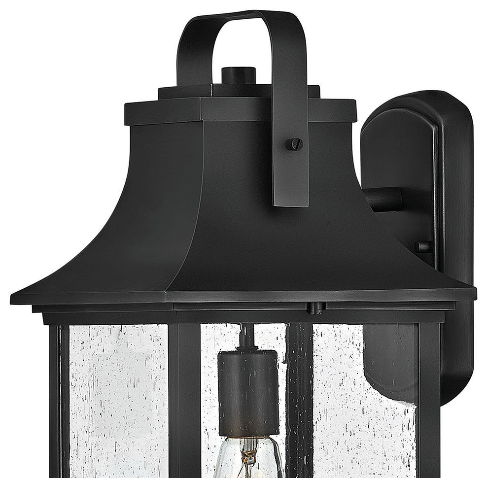 Hinkley Grant Medium Wall Mount Lantern, Textured Black