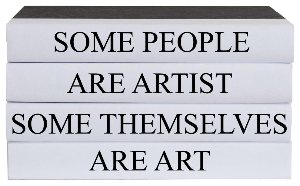 Decorative Books - Quote Book Stack - "Artist"