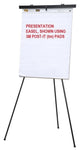 Lightweight Aluminum Flip-Chart Presentation Easel, Black