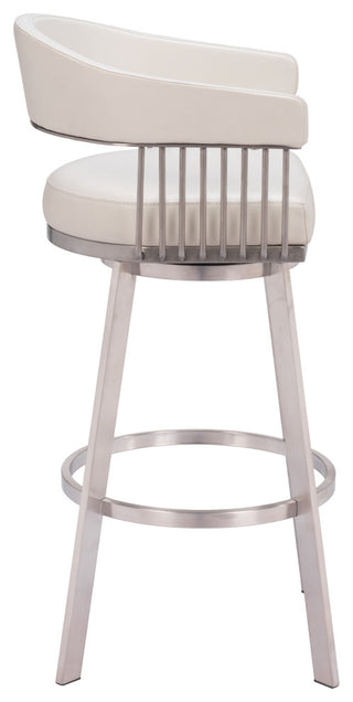 Bantry Swivel Barstool White