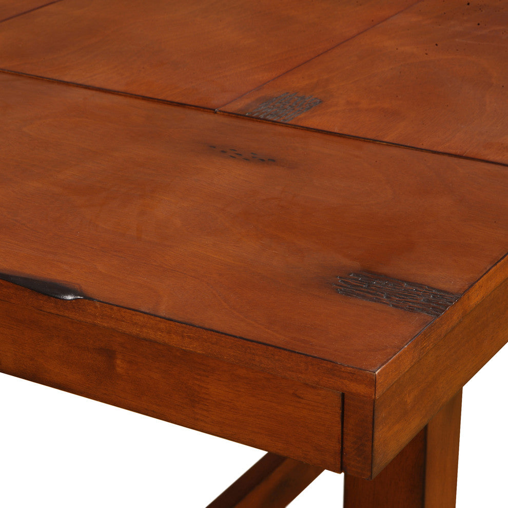 Dark Oak Wood Dining Table