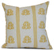 20x20", Geometric, Wacky Stripe Outdoor Pillow, Yellow