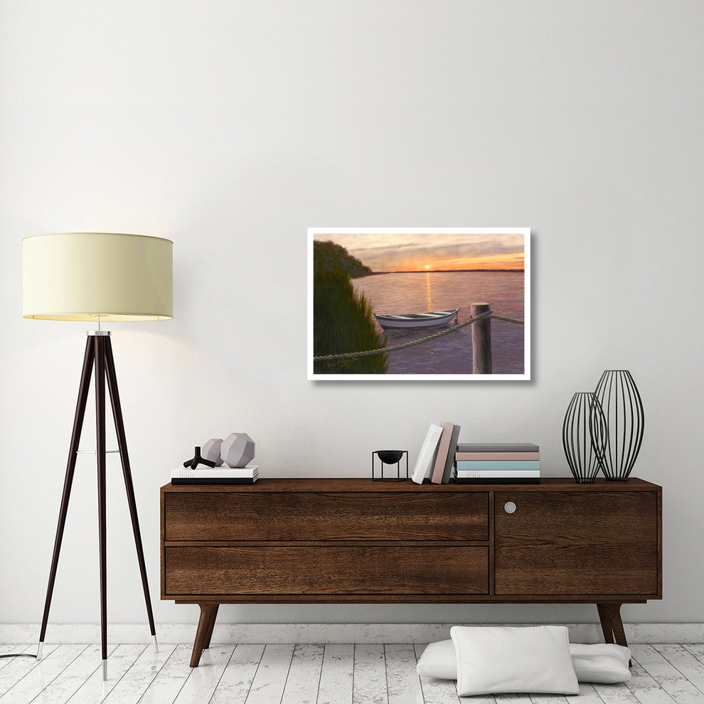 "Setting Sun" Digital Paper Print by Diane Romanello, 38"x26"