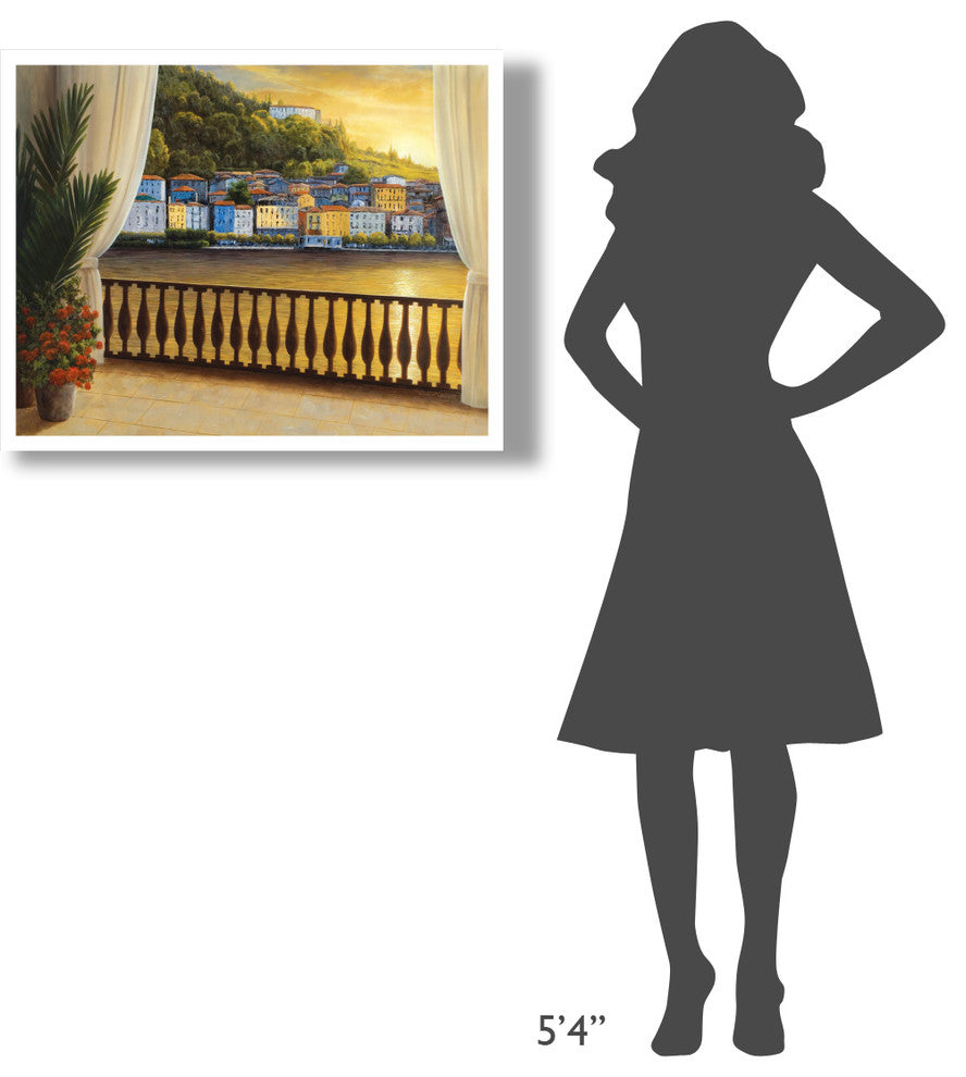 "Italian View" Digital Paper Print by Diane Romanello, 34"x26"
