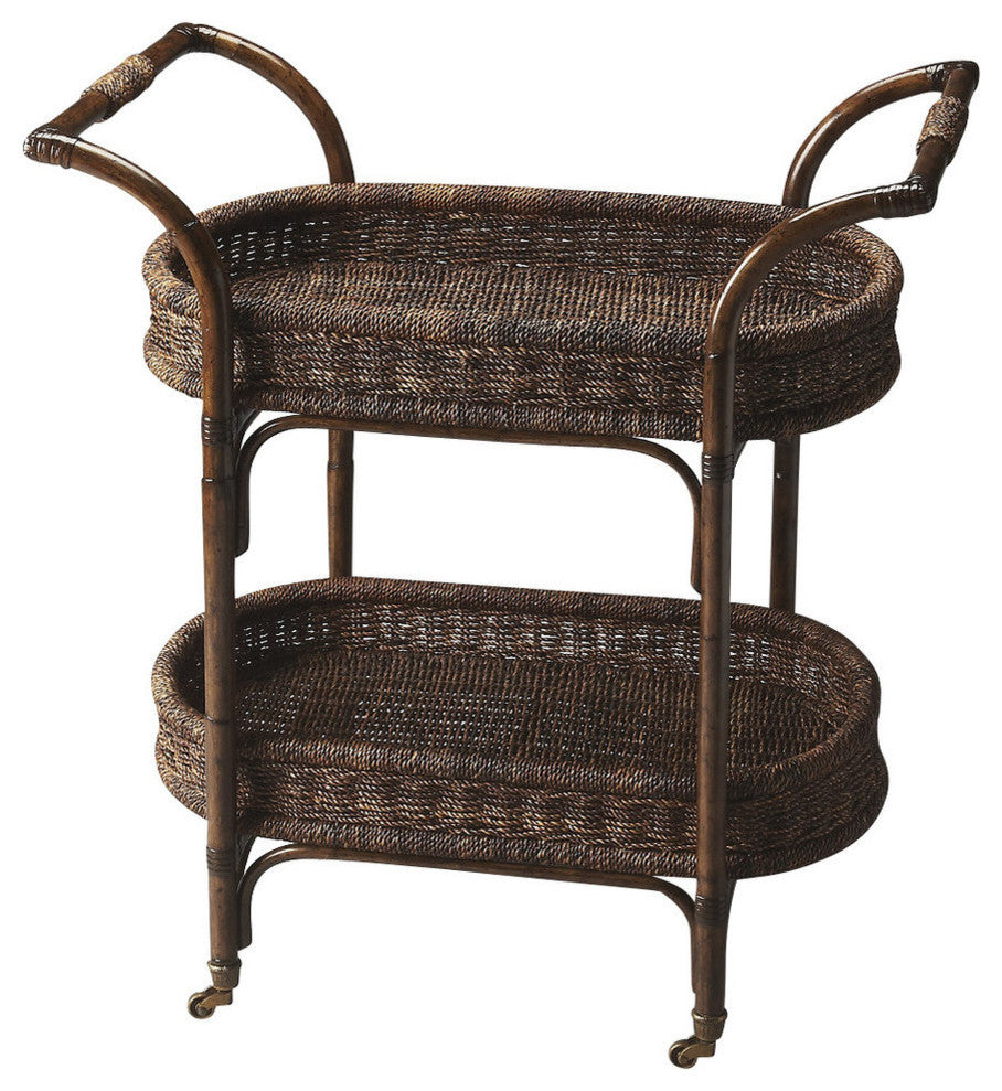 Butler Fiji Rattan Serving Cart