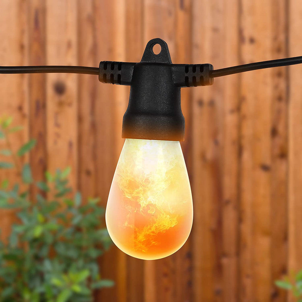 Solar Ambience Pro with Flaming, Flickering LED Bulbs, Nonhanging
