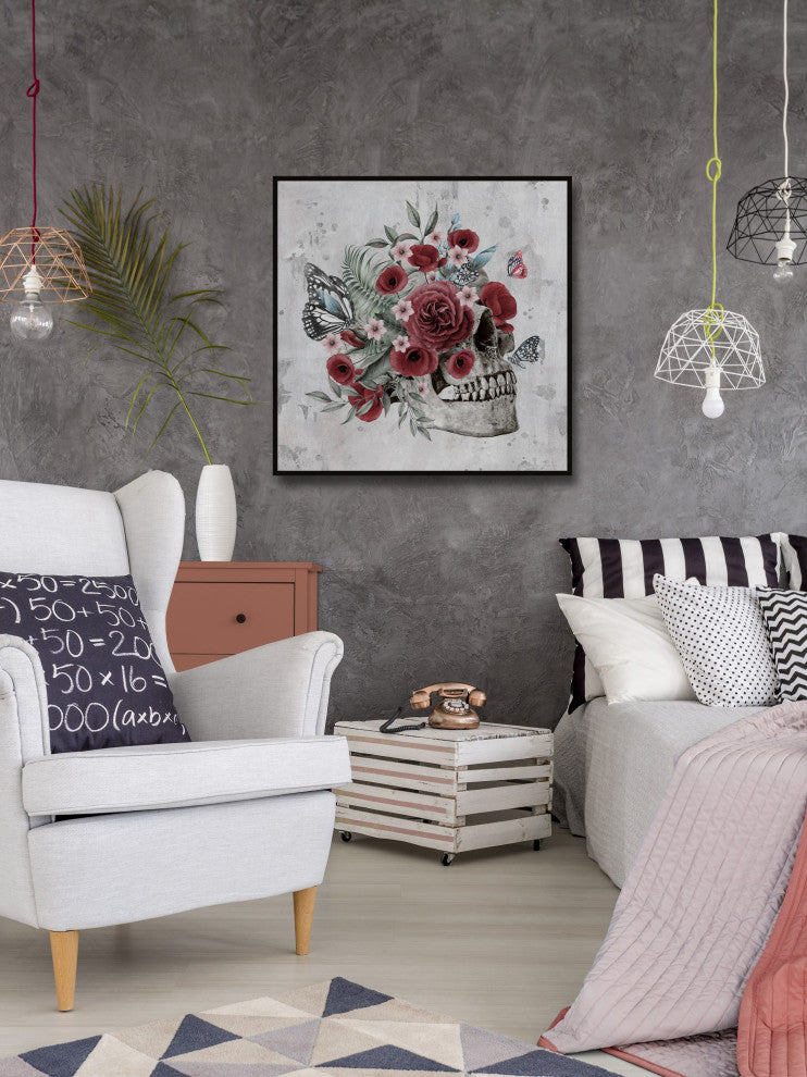 "Time for a Change" Floater Framed Painting Print on Canvas, 48x48
