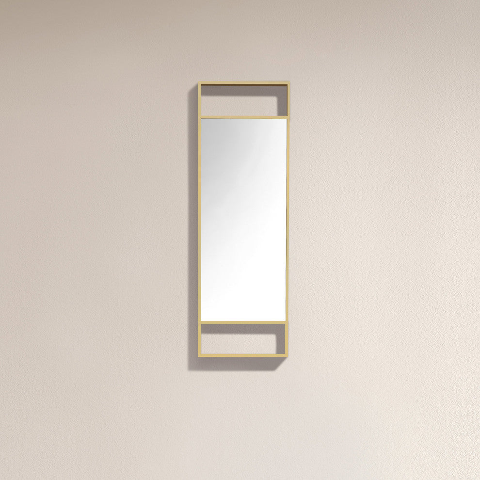 Mattox Shelf Mirror, Gold