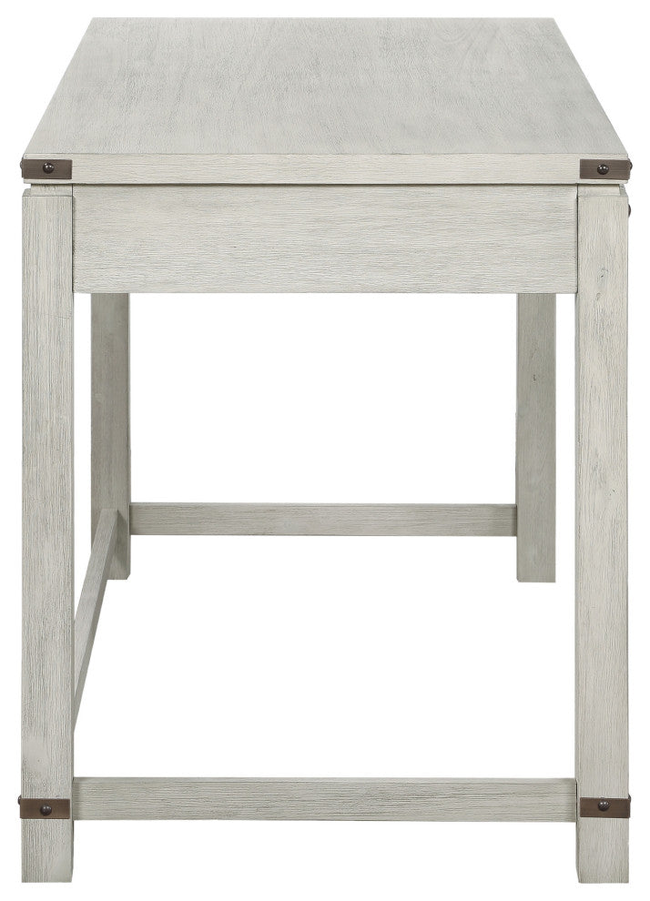Baton Rouge Home Office Writing Desk, Champagne Oak Finish