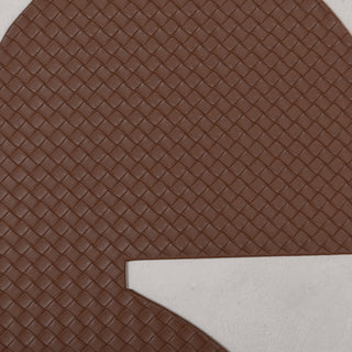 Abstract Leather II Mixed Media Die Cut Leather On Canvas Wall Art