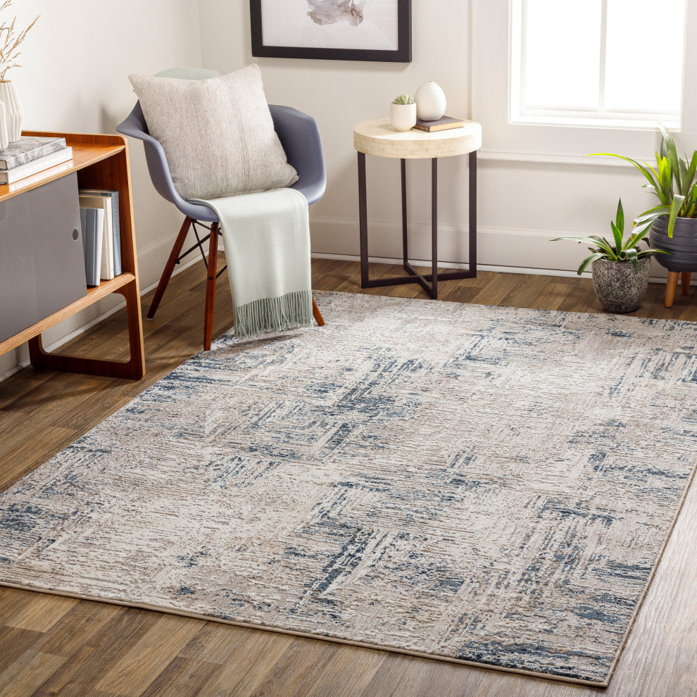Allegro ALG-2323 Modern Blue 9'2"x12' Area Rug