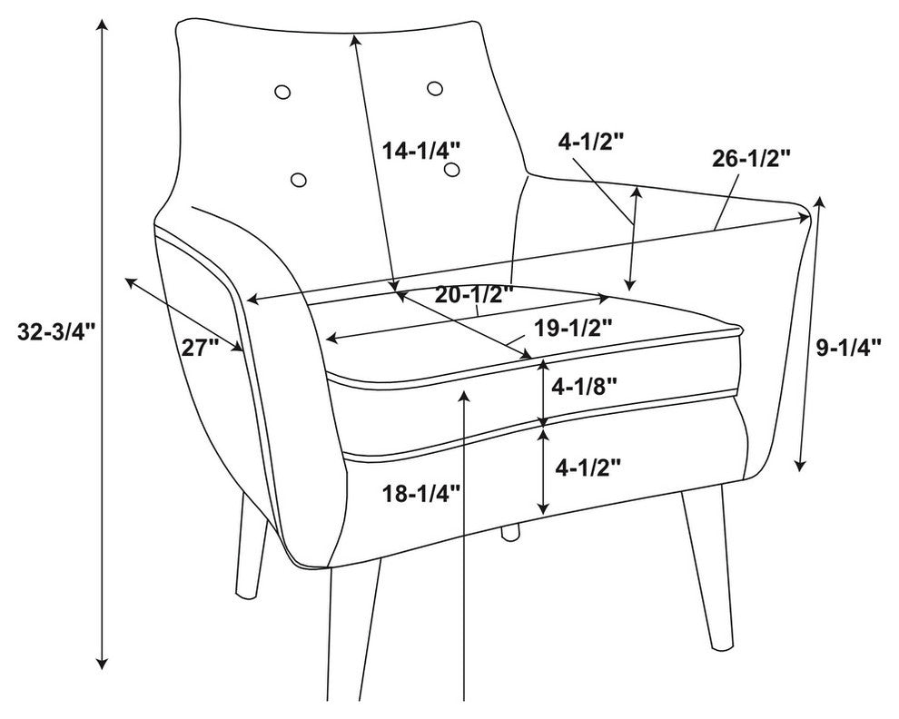 Ava Chair, Black