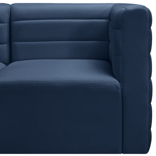 Quincy Modular Component, Navy, Corner Chair