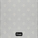 Star Pattern 3/8 Thick Indoor Area Rug Carpet, Frost, 4x4