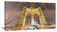 "Brooklyn Bridge Tower and Cabling" Canvas Print40"x20"