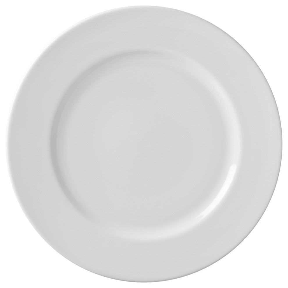 Classic White Charger Plates, Set of 6