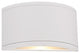 WAC Lighting Tube LED Outdoor Half Cylinder Wall Light, White