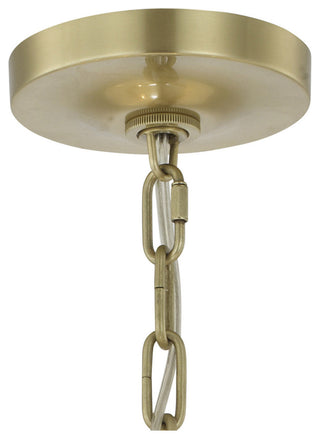 Crystorama 8864-AG, 4-Light Chandelier, Aged Brass