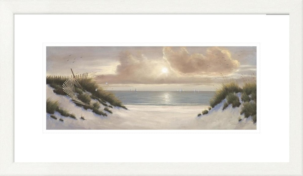 "Summer Moments I" Framed Digital Print by Diane Romanello, 29x17"