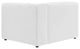Sectional Sofa Set, Faux Vegan Leather, White, Modern, Living Lounge Hospitality