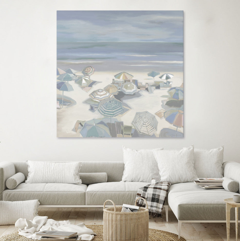 Beach Party - 84 x 84 by Liz Jardine