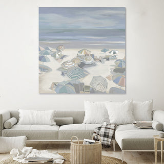Beach Party - 84 x 84 by Liz Jardine
