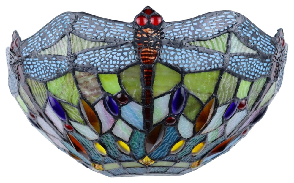 CHLOE Lighting CH3T471GD12-WS1 EMPRESS Dragonfly Bronze 1 Light Wall Sconce