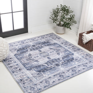 Alanya Ornate Medallion Machine-Washable Area Rug