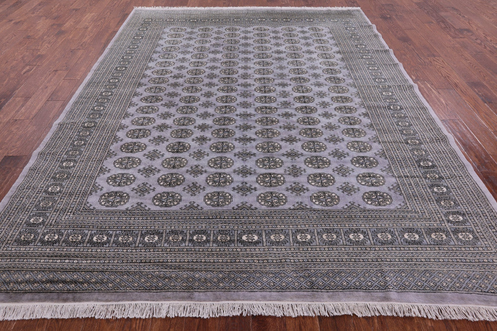 Handmade Silky Bokhara Wool Rug 8' 2" X 10' 4" - Q13757