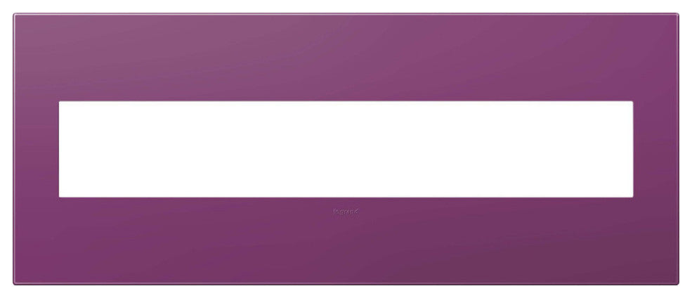 Adorne 6-Gang Wall Plate, Plum