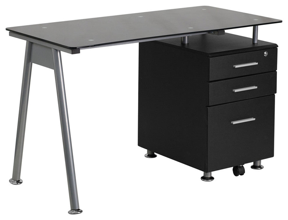 Simple Computer Desk, Flanagan, Small
