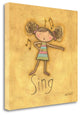 "Sing" By Anne Tavoletti, Giclee Print on Gallery Wrap Canvas, Ready to Hang