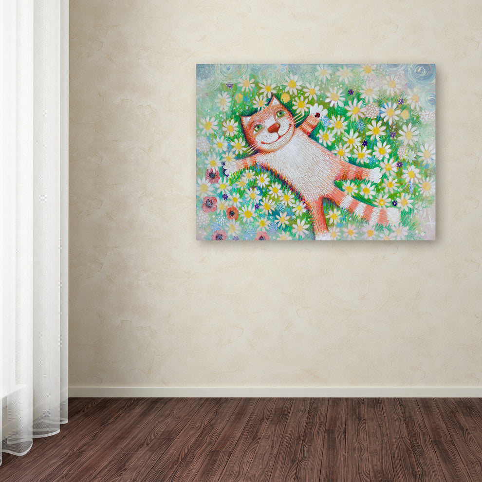 Oxana Ziaka 'Happy Summer' Canvas Art, 35" x 47"