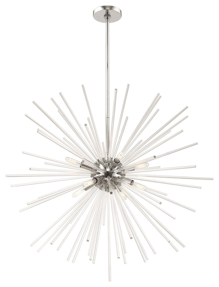 Livex Lighting Polished Chrome 8-Light Pendant Chandelier