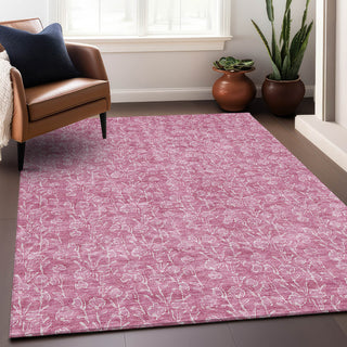 Premium Machine Washable Mayfield AMF691 Blush 9' x 12' Rug